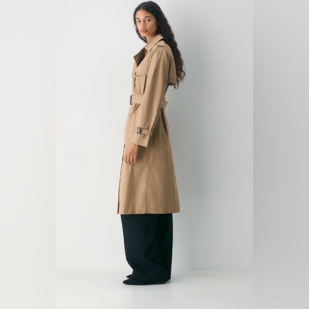 NWT Aritzia New The Finch Trench Coat - City Twill - Picture 3 of 4